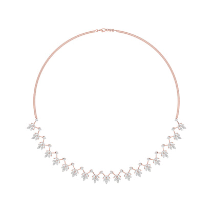 Sparkling Essence Diamond Necklace 18 KT / Rose Gold
