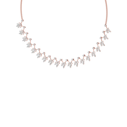 Sparkling Essence Diamond Necklace 18 KT / Rose Gold
