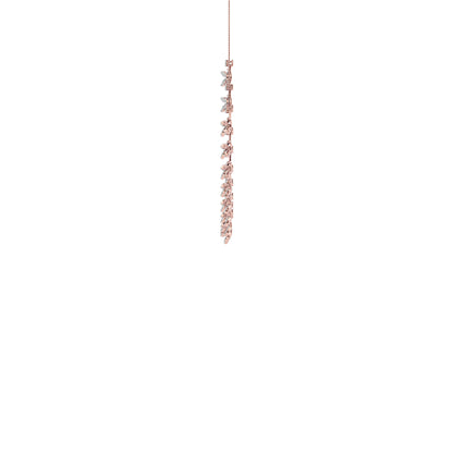 Sparkling Essence Diamond Necklace 18 KT / Rose Gold