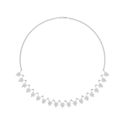Sparkling Essence Diamond Necklace 18 KT / White Gold