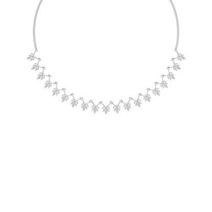 Sparkling Essence Diamond Necklace 18 KT / White Gold