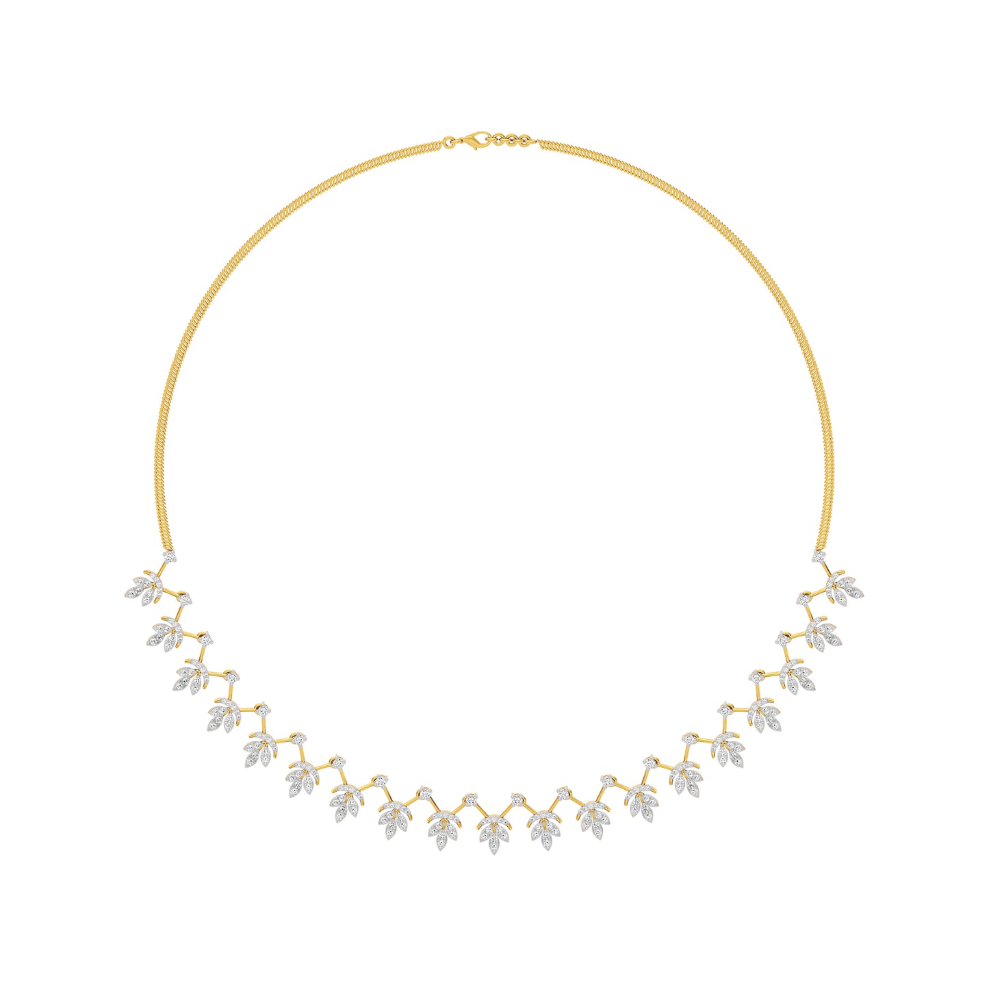 Sparkling Essence Diamond Necklace 18 KT / Yellow Gold