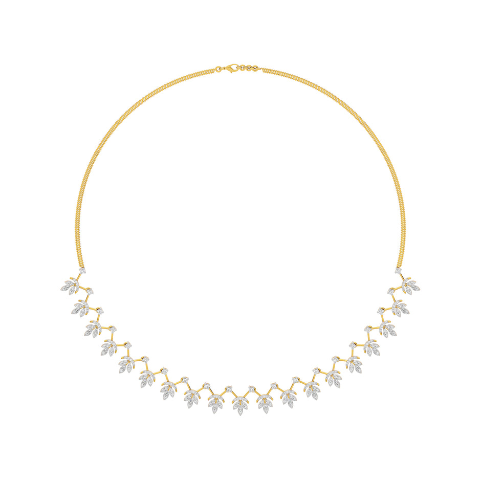 Sparkling Essence Diamond Necklace 18 KT / Yellow Gold