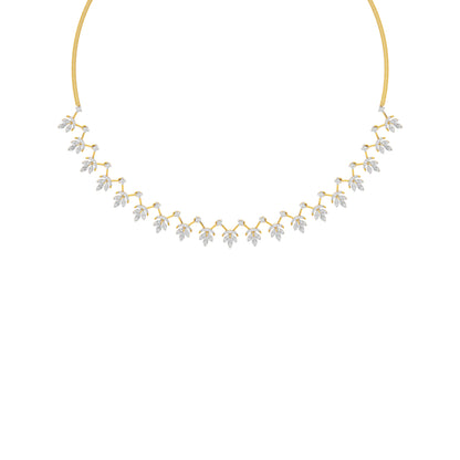 Sparkling Essence Diamond Necklace 18 KT / Yellow Gold