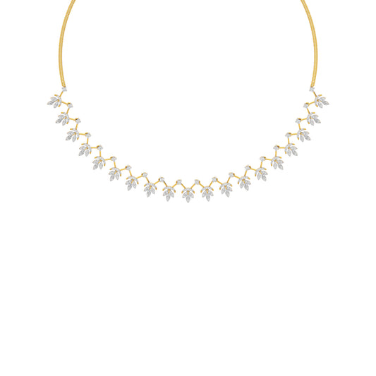 Sparkling Essence Diamond Necklace 18 KT / Yellow Gold
