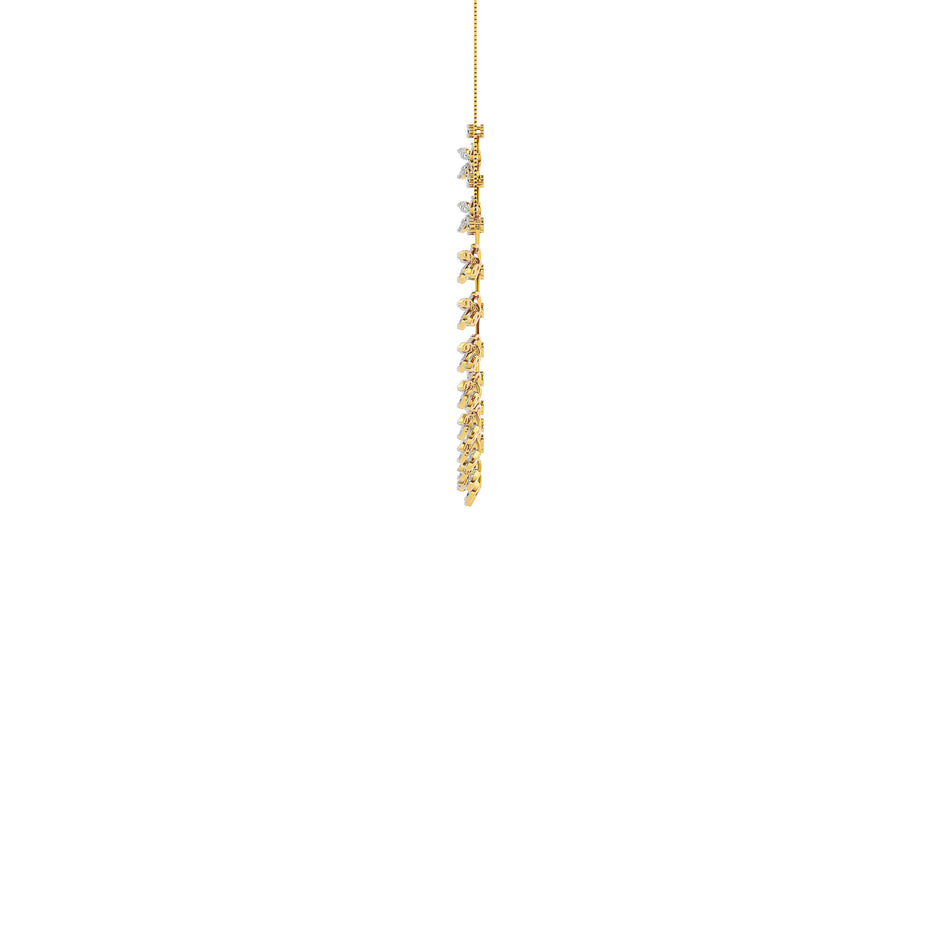 Sparkling Essence Diamond Necklace 18 KT / Yellow Gold