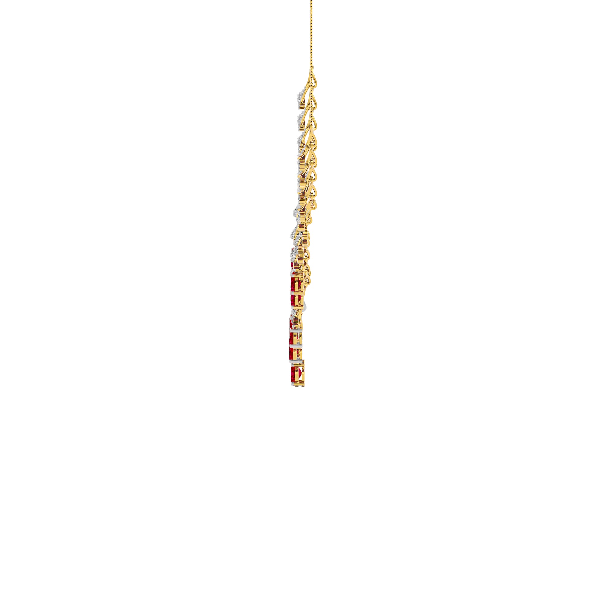 Opulent Charm Diamond Necklace 18 KT / Yellow Gold