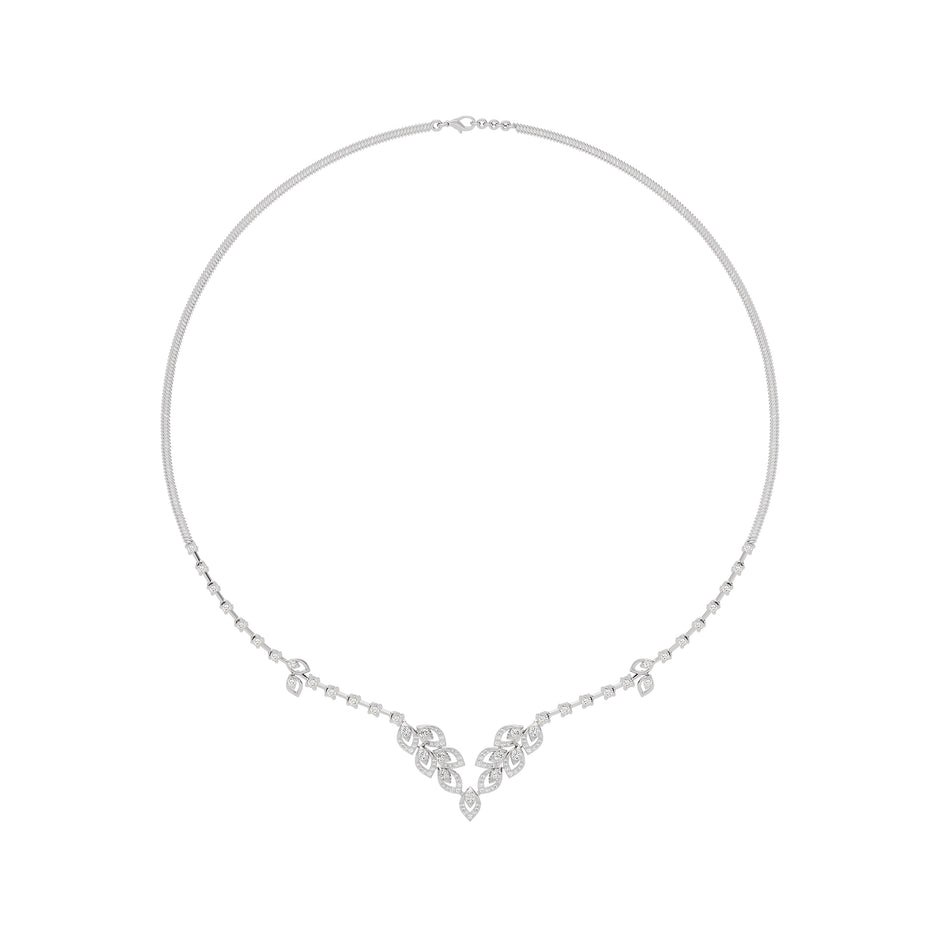 Stellar Twilight Diamond Necklace 18 KT / White Gold