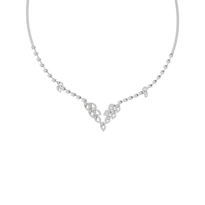 Stellar Twilight Diamond Necklace 18 KT / White Gold