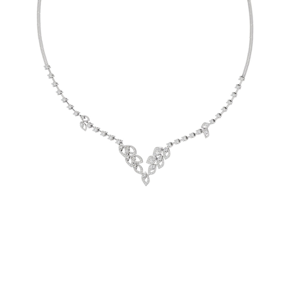 Stellar Twilight Diamond Necklace 18 KT / White Gold