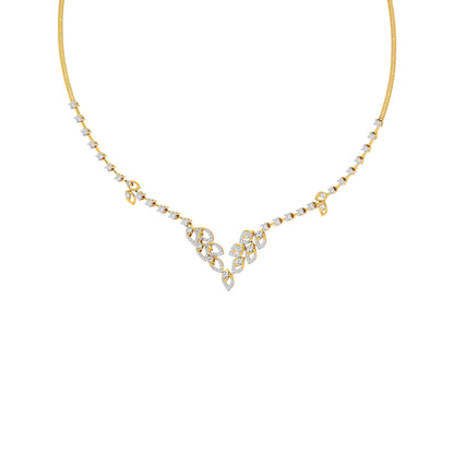 Stellar Twilight Diamond Necklace 18 KT / Yellow Gold
