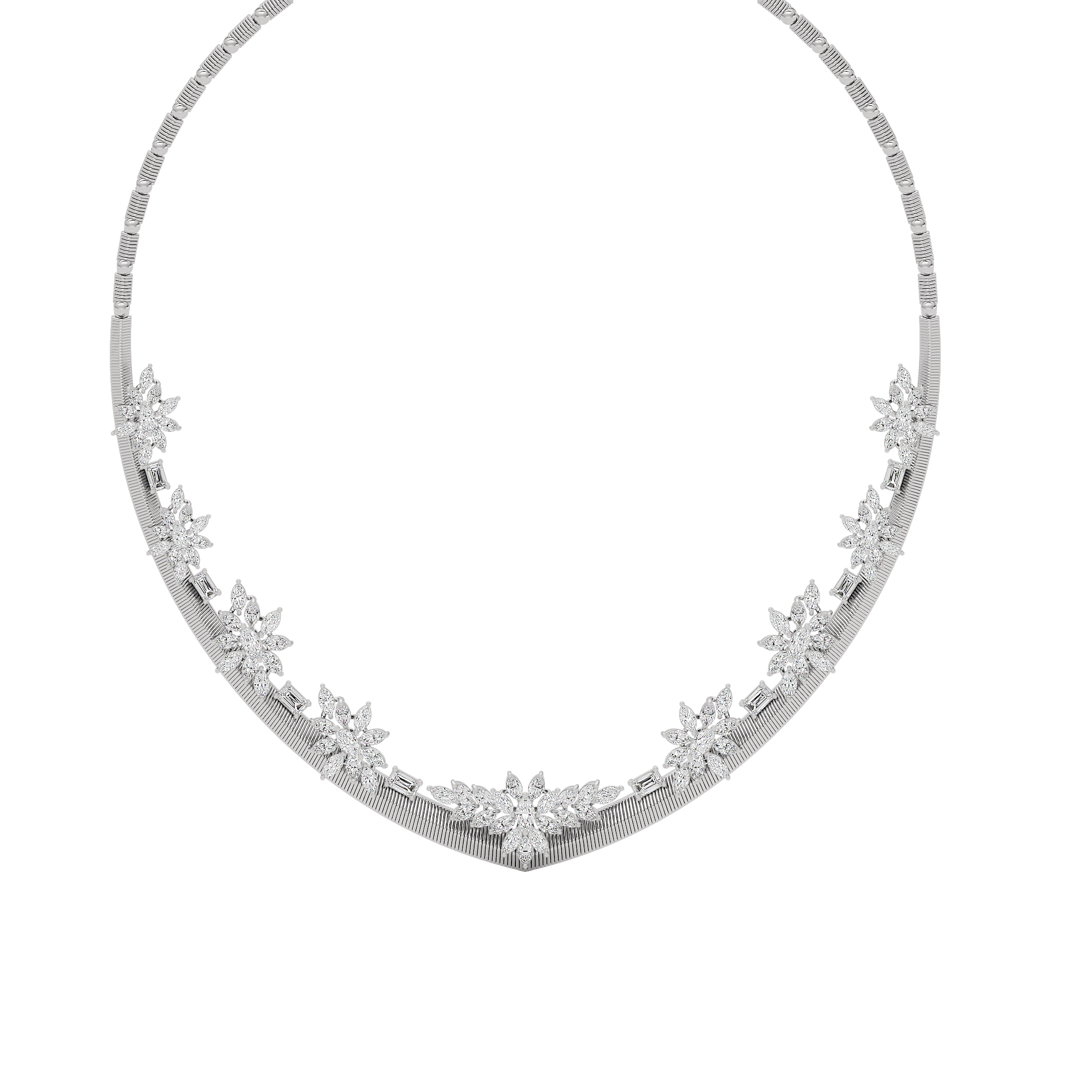 Radiant Enchantment Diamond Necklace