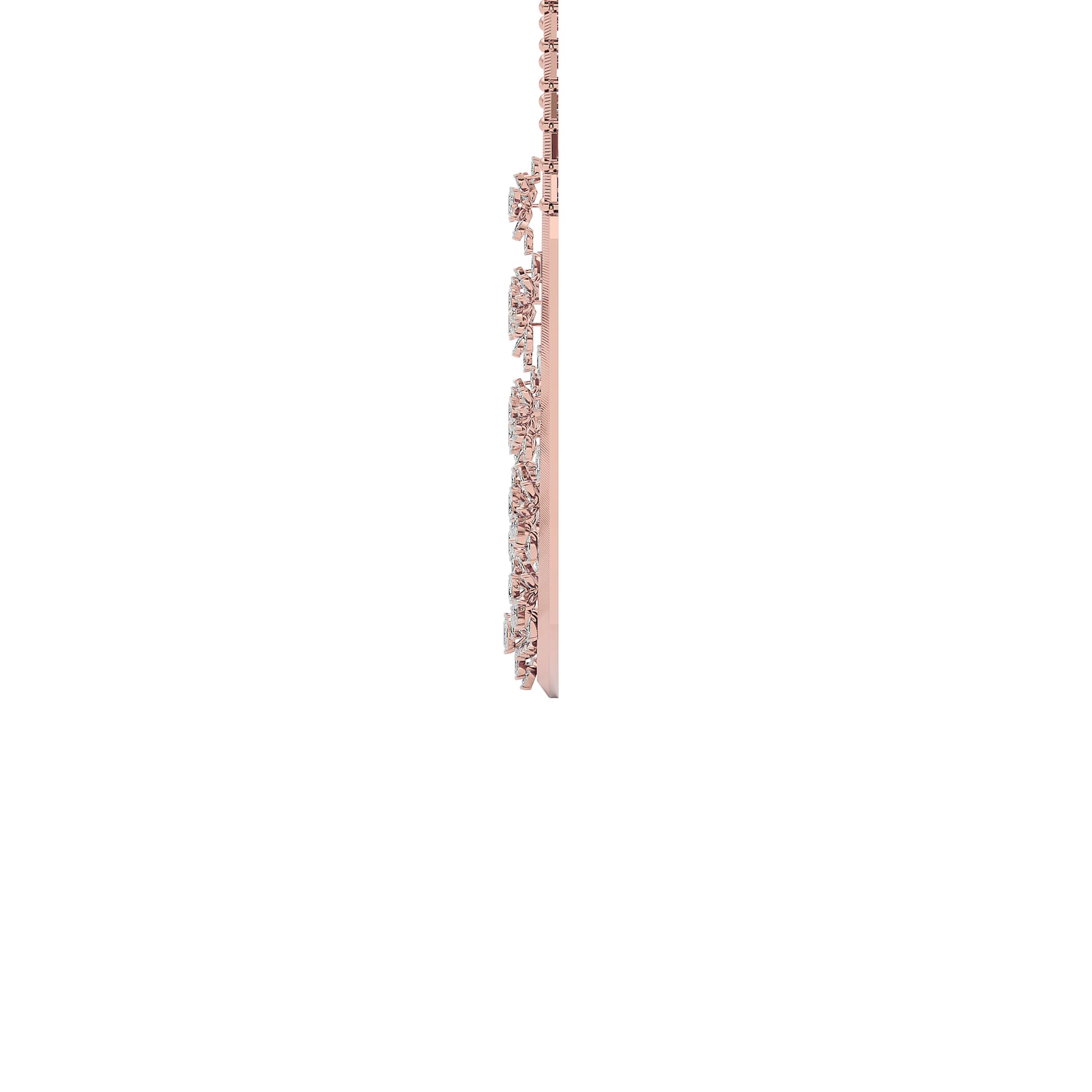 Radiant Enchantment Diamond Necklace 18 KT / Rose Gold