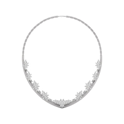 Radiant Enchantment Diamond Necklace 18 KT / White Gold
