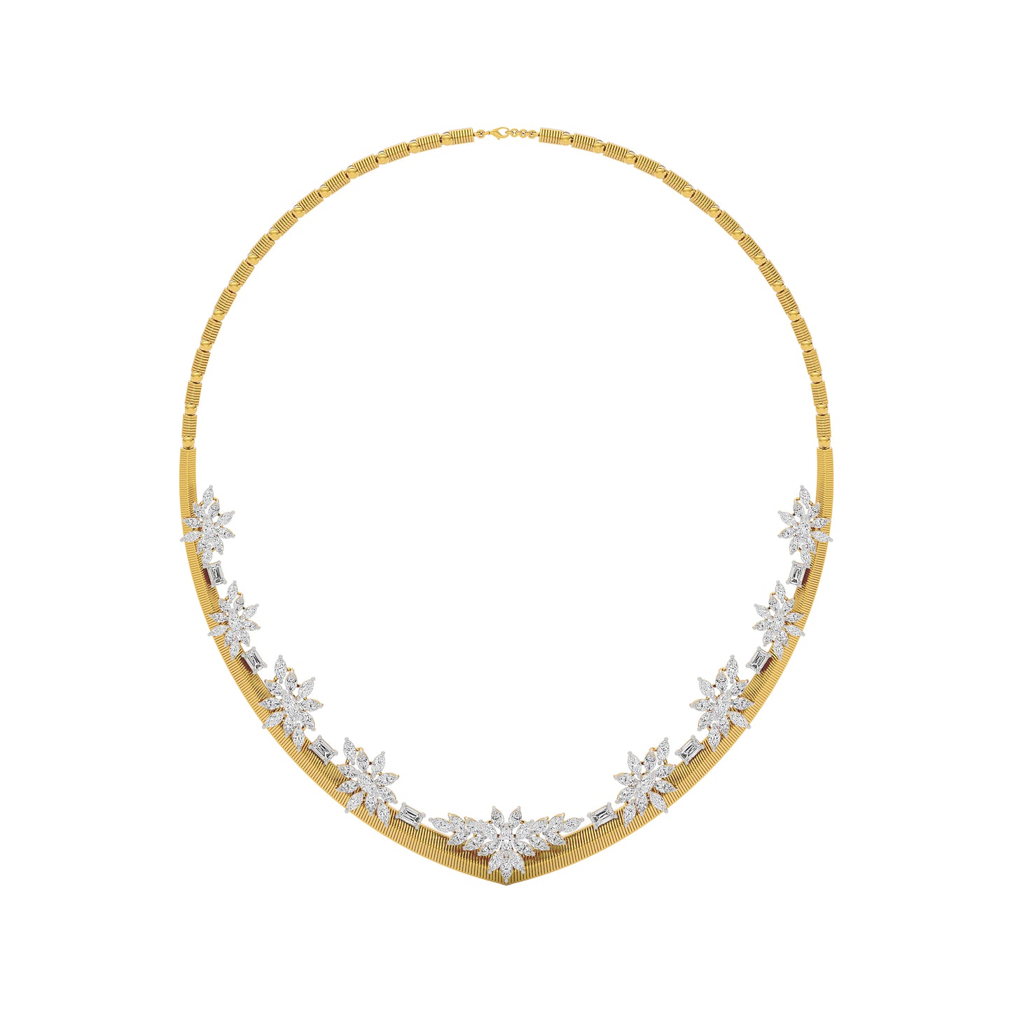 Radiant Enchantment Diamond Necklace 18 KT / Yellow Gold