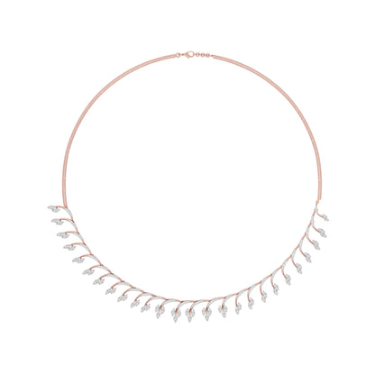 Velvet Mirage Diamond Necklace 18 KT / Rose Gold