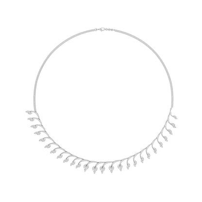 Velvet Mirage Diamond Necklace 18 KT / White Gold