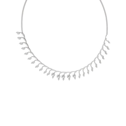 Velvet Mirage Diamond Necklace 18 KT / White Gold