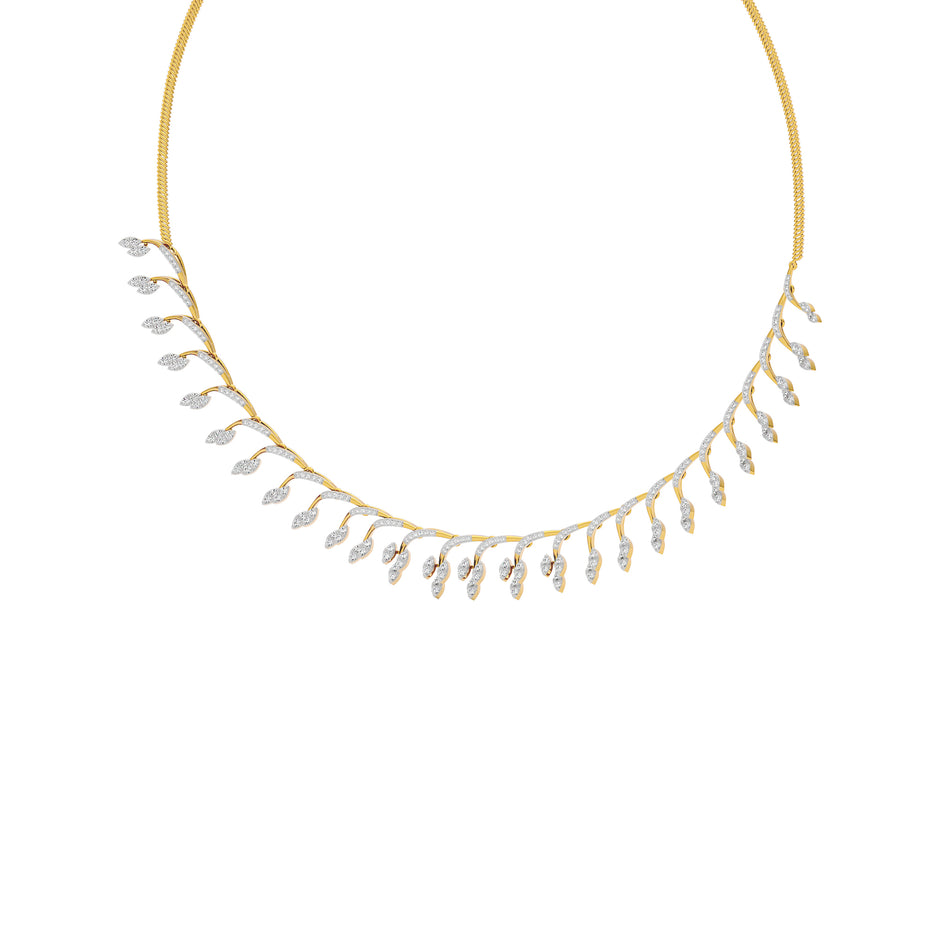 Velvet Mirage Diamond Necklace 18 KT / Yellow Gold