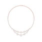 Moonlight Majesty Diamond Necklace 18 KT / Rose Gold