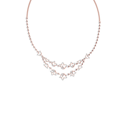 Moonlight Majesty Diamond Necklace 18 KT / Rose Gold
