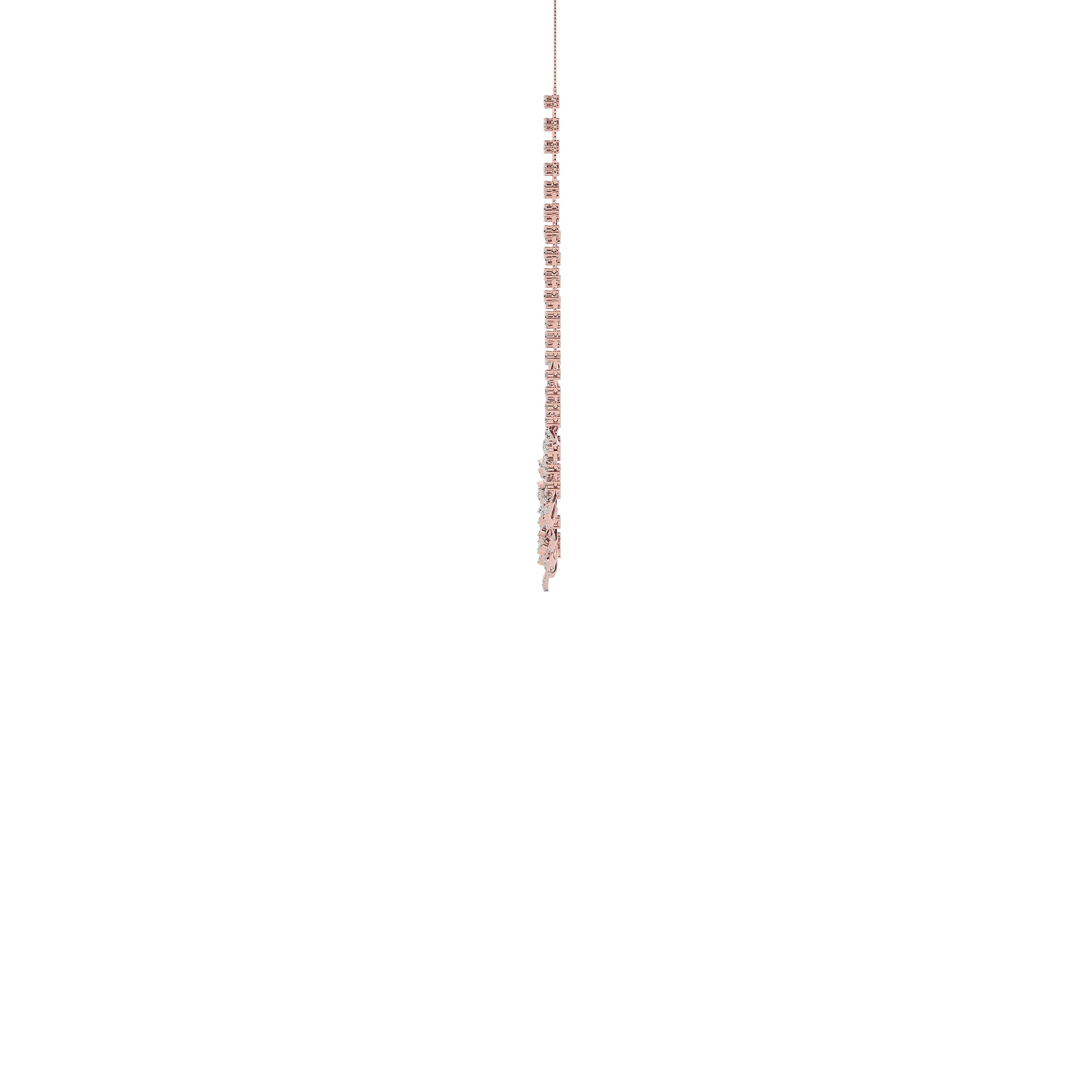 Moonlight Majesty Diamond Necklace 18 KT / Rose Gold