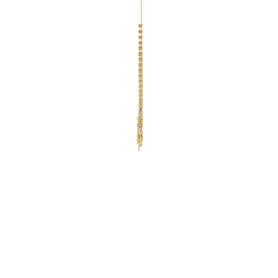 Moonlight Majesty Diamond Necklace 18 KT / Yellow Gold