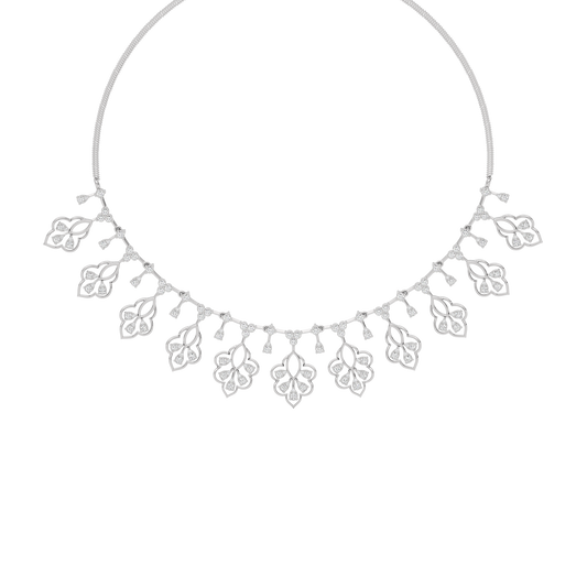 Glimmering Serenade Diamond Necklace