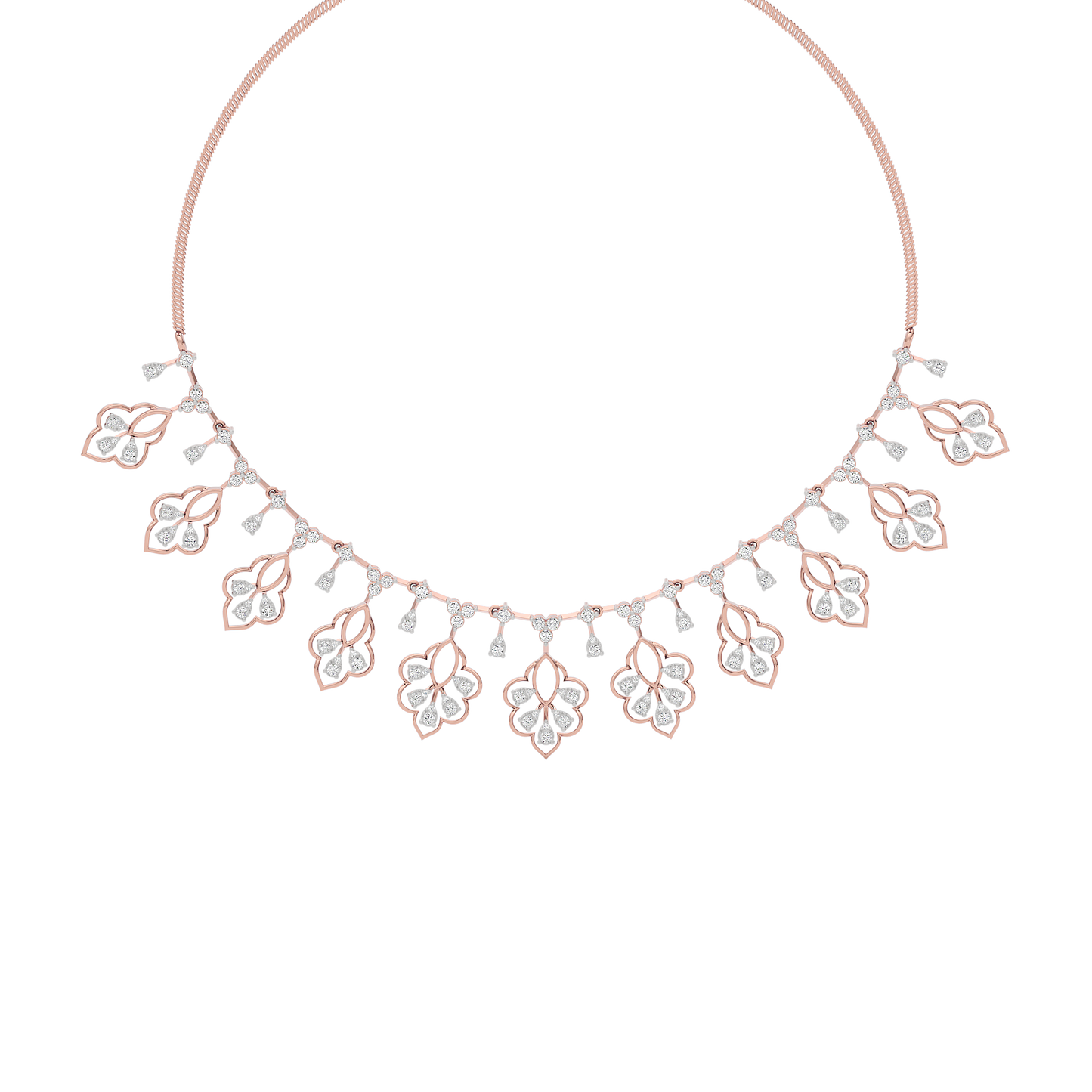 Glimmering Serenade Diamond Necklace