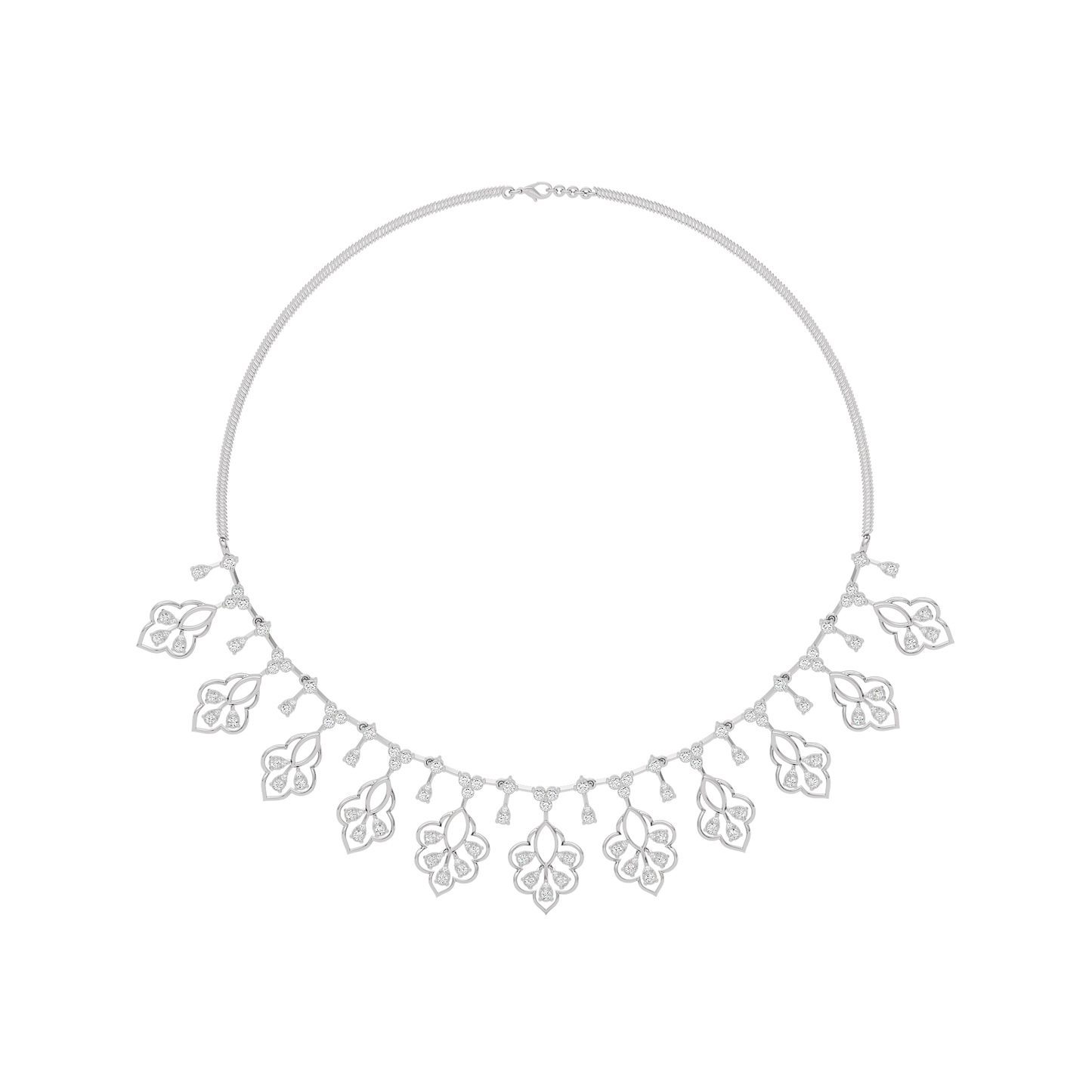 Glimmering Serenade Diamond Necklace