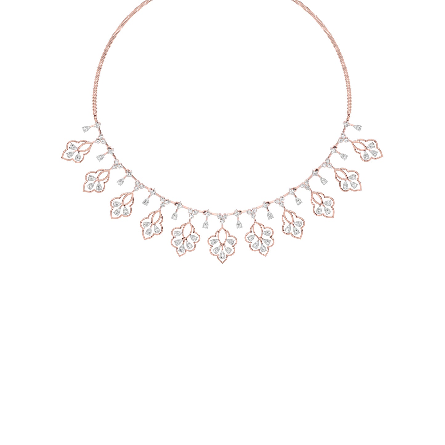 Glimmering Serenade Diamond Necklace