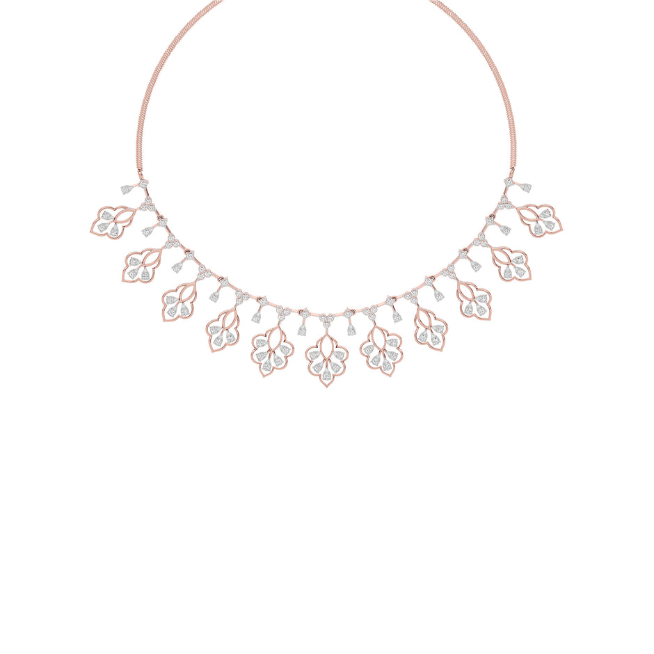Glimmering Serenade Diamond Necklace