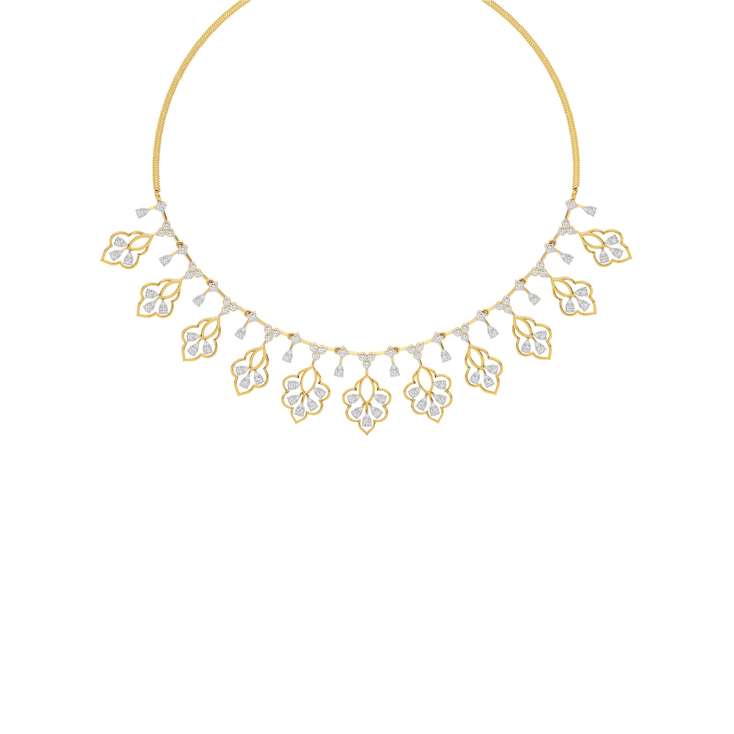 Glimmering Serenade Diamond Necklace