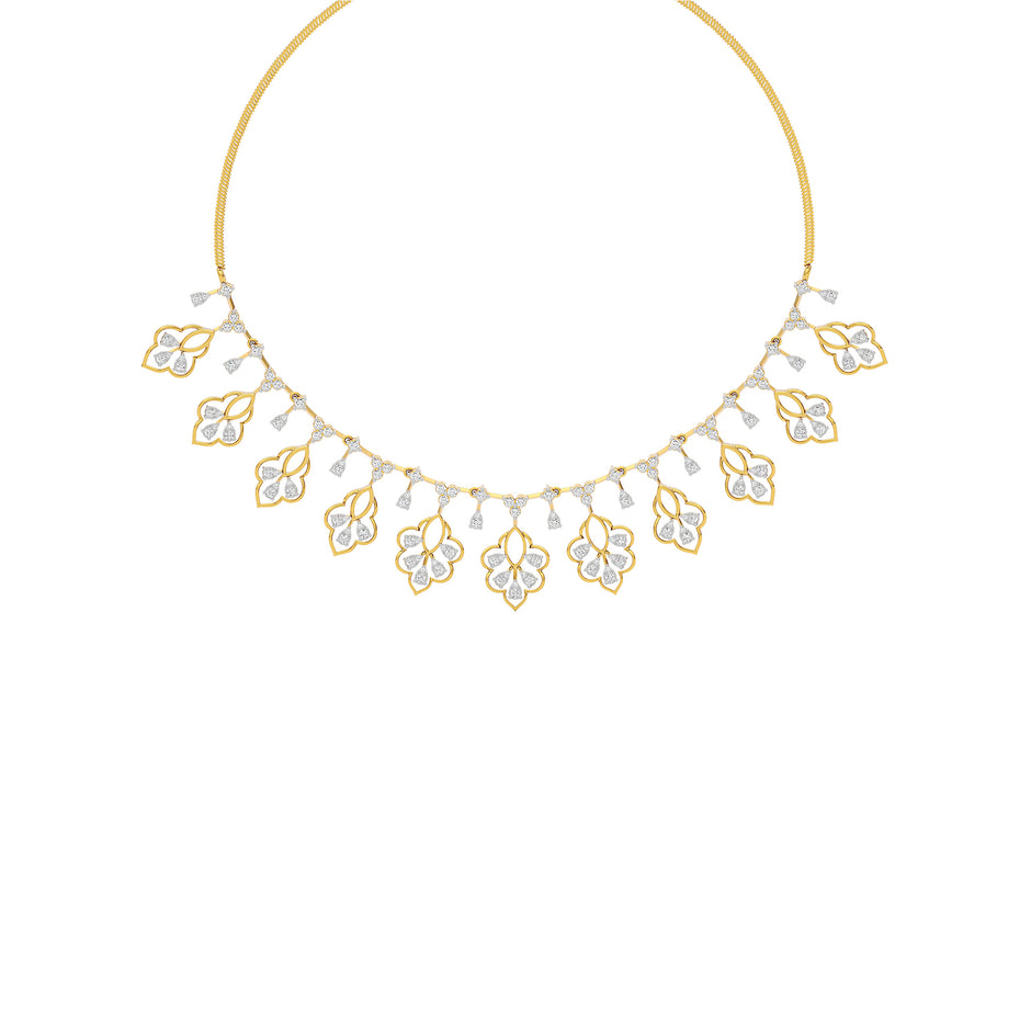 Glimmering Serenade Diamond Necklace