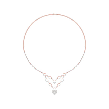 Enchanted Dream Diamond Necklace 18 KT / Rose Gold