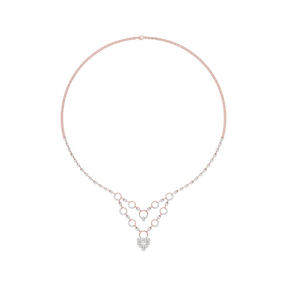 Enchanted Dream Diamond Necklace 18 KT / Rose Gold
