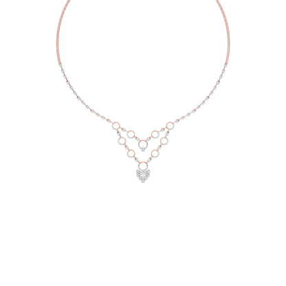 Enchanted Dream Diamond Necklace 18 KT / Rose Gold