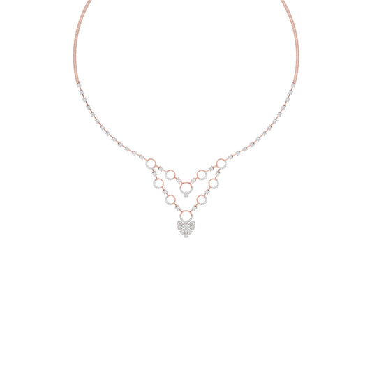 Enchanted Dream Diamond Necklace 18 KT / Rose Gold