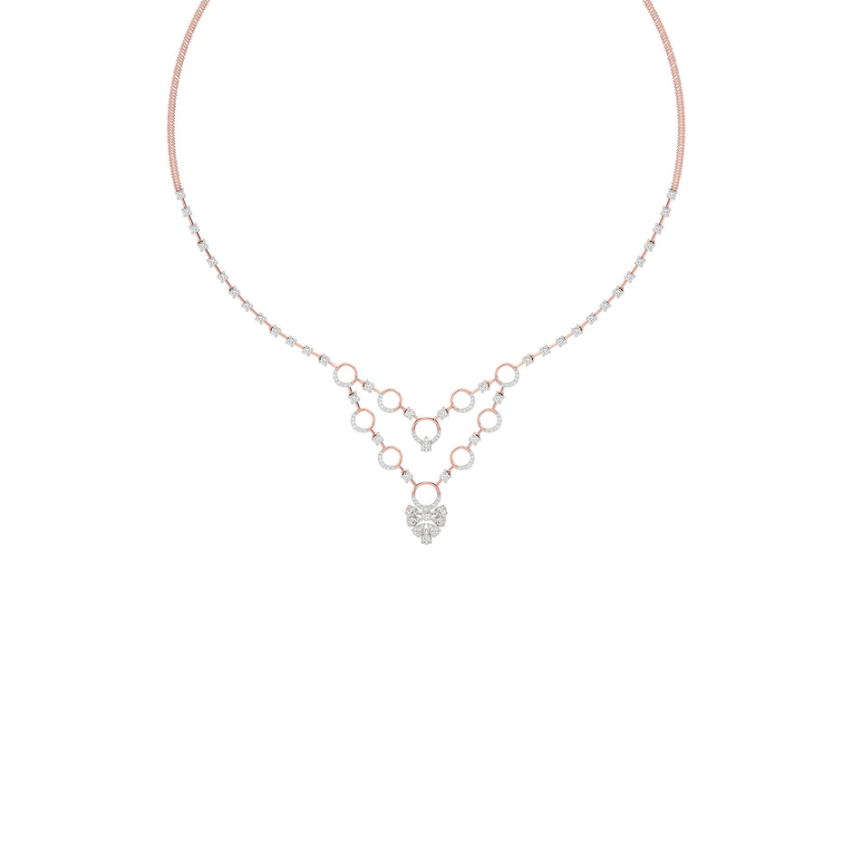 Enchanted Dream Diamond Necklace 18 KT / Rose Gold