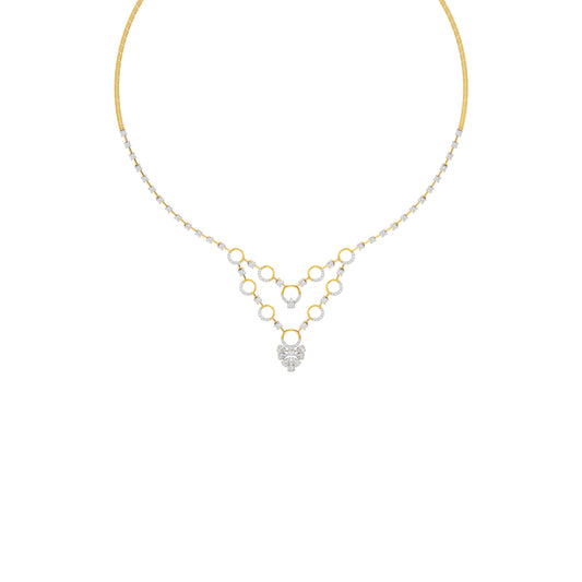 Enchanted Dream Diamond Necklace 18 KT / Yellow Gold