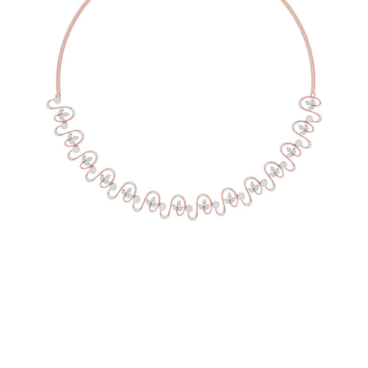Timeless Lush Diamond Necklace 18 KT / Rose Gold