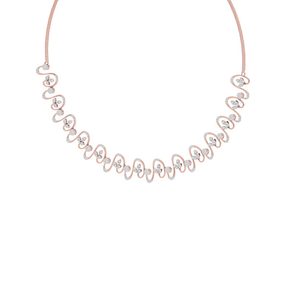 Timeless Lush Diamond Necklace 18 KT / Rose Gold