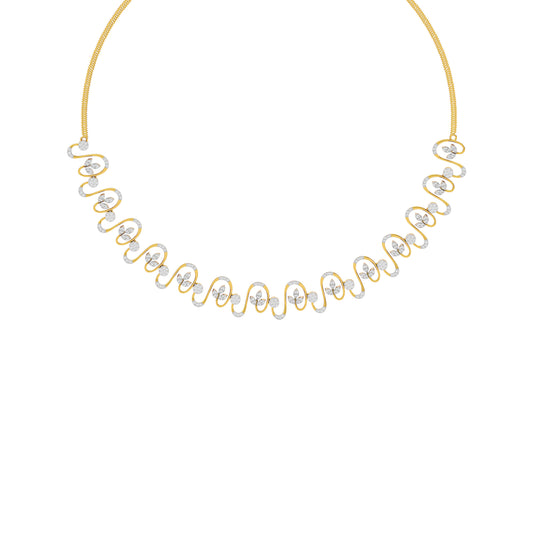 Timeless Lush Diamond Necklace 18 KT / Yellow Gold