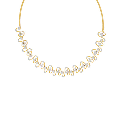 Timeless Lush Diamond Necklace 18 KT / Yellow Gold