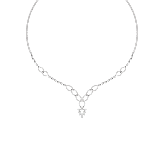 Opal Serenity Diamond Necklace