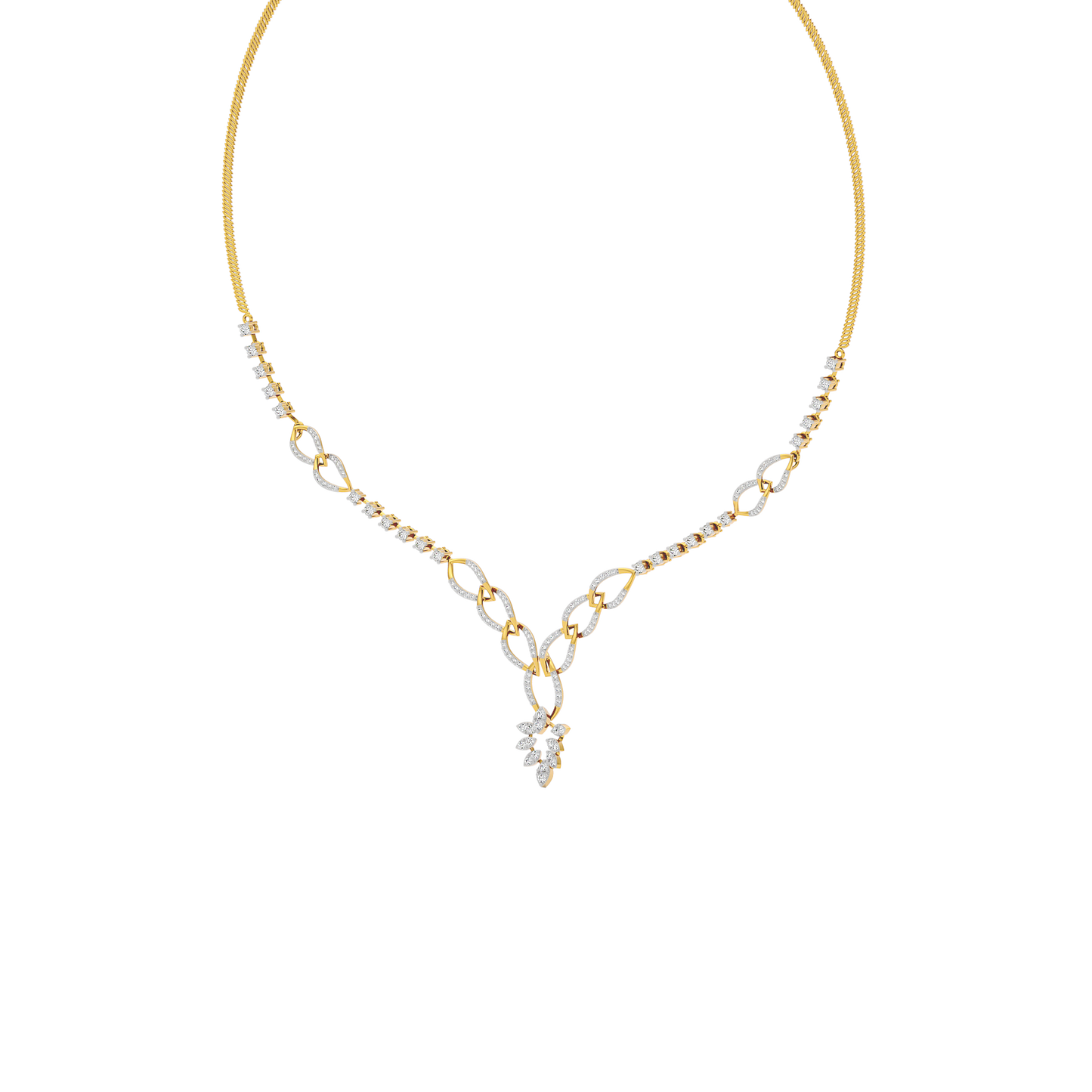 Opal Serenity Diamond Necklace