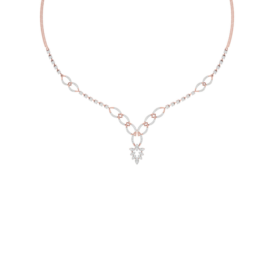 Opal Serenity Diamond Necklace