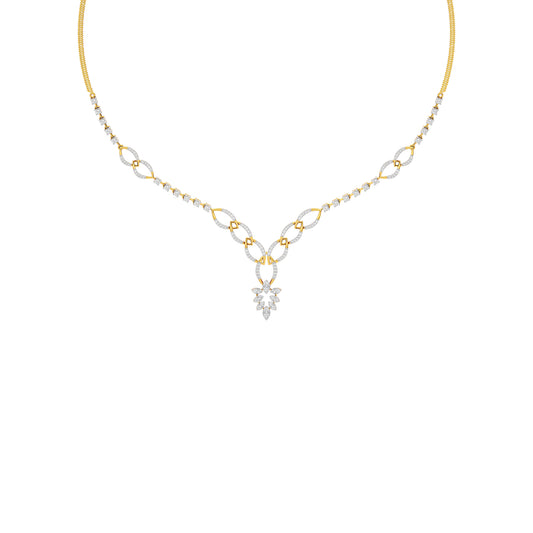 Opal Serenity Diamond Necklace
