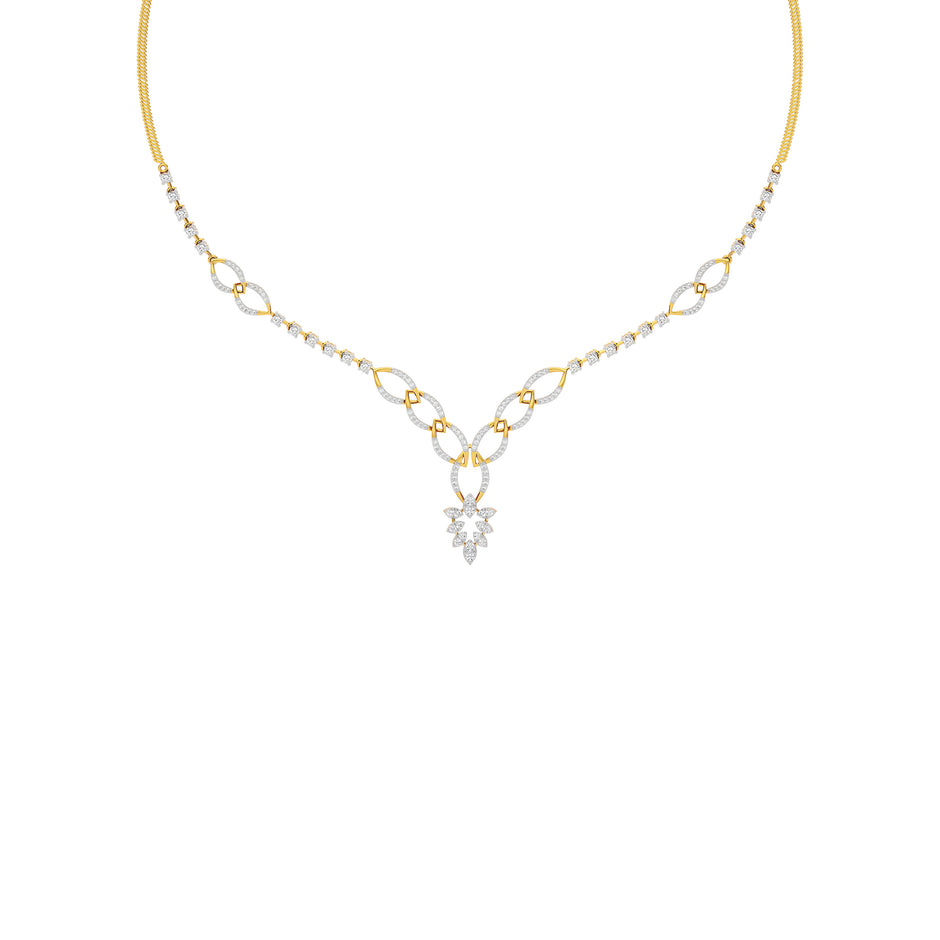 Opal Serenity Diamond Necklace