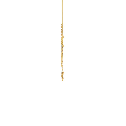 Opal Serenity Diamond Necklace 18 KT / Yellow Gold